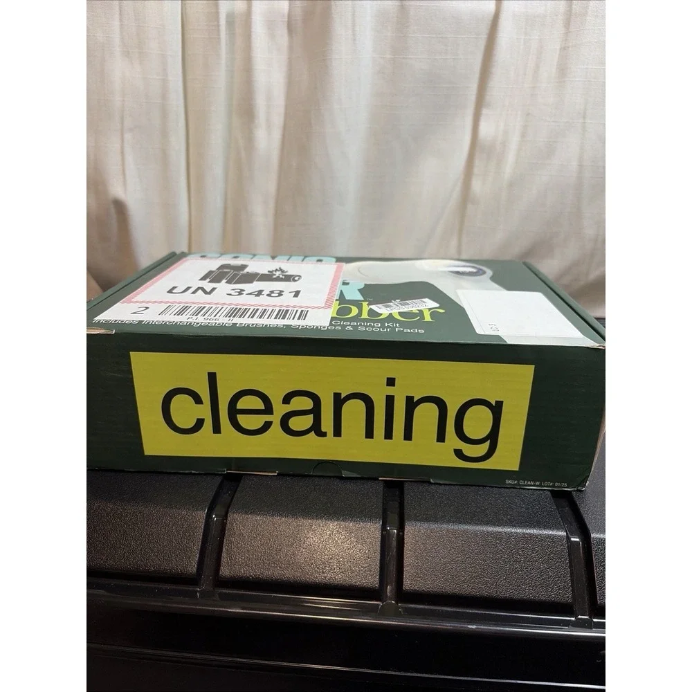 Sonic Power Electric Scrubber Cleaning Kit- Rechargeable USBC & Brand New In Box